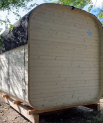 Sauna da giardino QUADRO QL 240 cm con stufa a legna - immagine 5