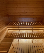 Sauna da giardino QUADRO QL 240 cm con stufa a legna - immagine 6