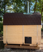 Sauna da giardino QUADRO QL 240 cm con stufa a legna - immagine 3