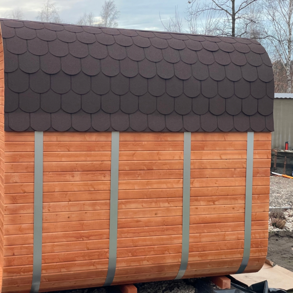 Sauna da Giardino QUADRO 240 cm con Stufa Elettrica - immagine 4