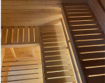 Sauna da Giardino QUADRO QL 240 cm con Stufa Elettrica - immagine 5