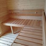 Sauna da Giardino QUADRO 180 cm con Stufa a Legna - immagine 6