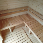 Sauna da Giardino QUADRO 180 cm con Stufa a Legna - immagine 5
