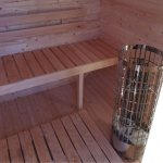 Sauna da Giardino QUADRO 180 cm con Stufa Elettrica - immagine 7