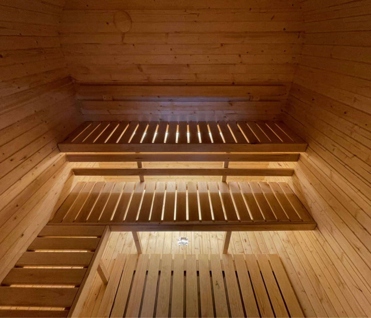Sauna da giardino QUADRO 340 cm con stufa a legna - immagine 8