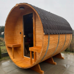 Sauna a Botte da Esterno 240 cm con Stufa Elettrica - immagine 2