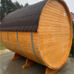 Sauna a Botte da Esterno 240 cm con Stufa Elettrica - immagine 4