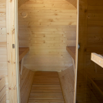 Sauna a Botte da Esterno 340 cm con Stufa a Legna - immagine 7