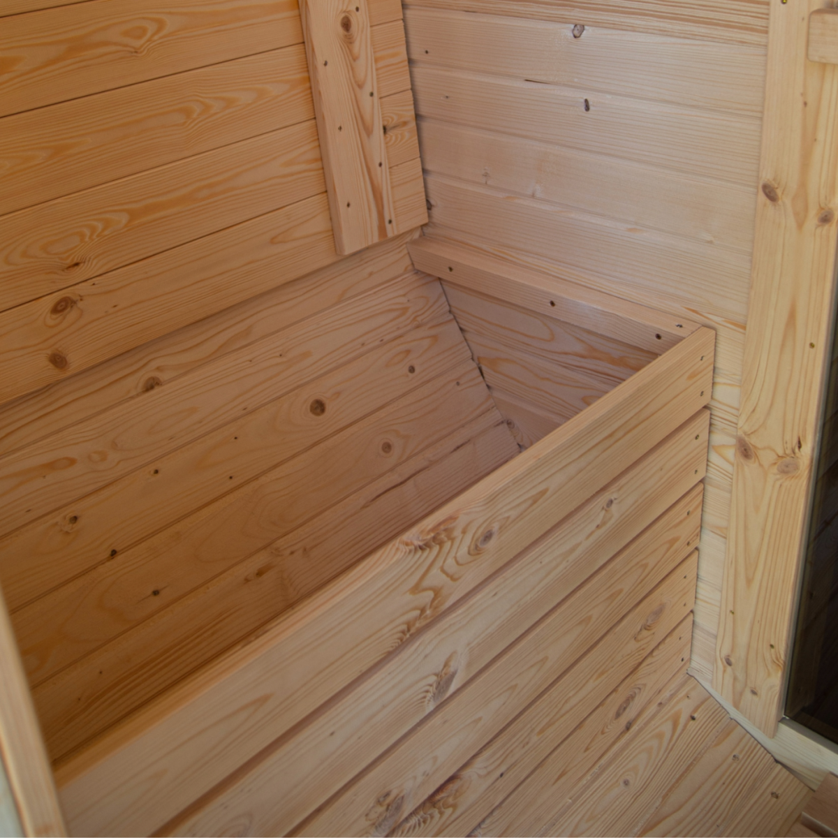 Sauna a Botte da Esterno 340 cm con Stufa a Legna - immagine 6