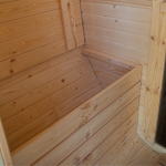 Sauna a Botte da Esterno 340 cm con Stufa a Legna - immagine 6