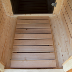 Sauna a Botte da Esterno 340 cm con Stufa a Legna - immagine 9