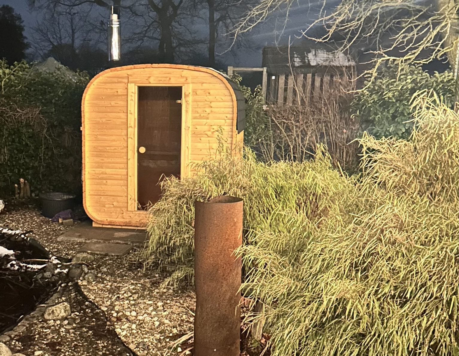 Sauna da giardino Quadro – saune da esterno moderne con stufa elettrica o a legna | Gardj