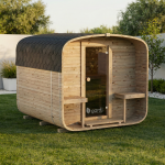 Sauna da Giardino QUADRO QL 240 cm con Stufa Elettrica