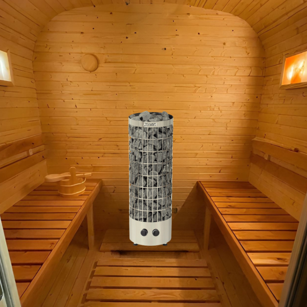 Sauna da Giardino QUADRO 240 cm con Stufa Elettrica - immagine 3