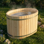 Tinozza da giardino in legno di abete – 120×80×90