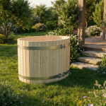 Tinozza da giardino in legno di abete – 120×80×90 - immagine 4