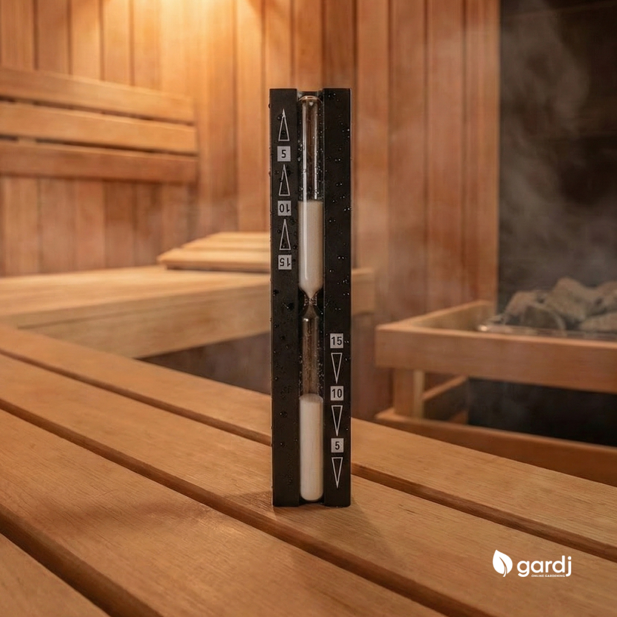 Clessidra da sauna 4Living nera - immagine 2