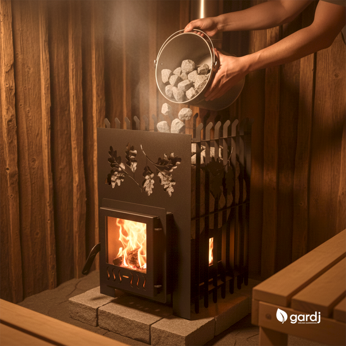 Pietre per sauna Harvia AC3020 — 20 kg (10–15 cm) - immagine 3