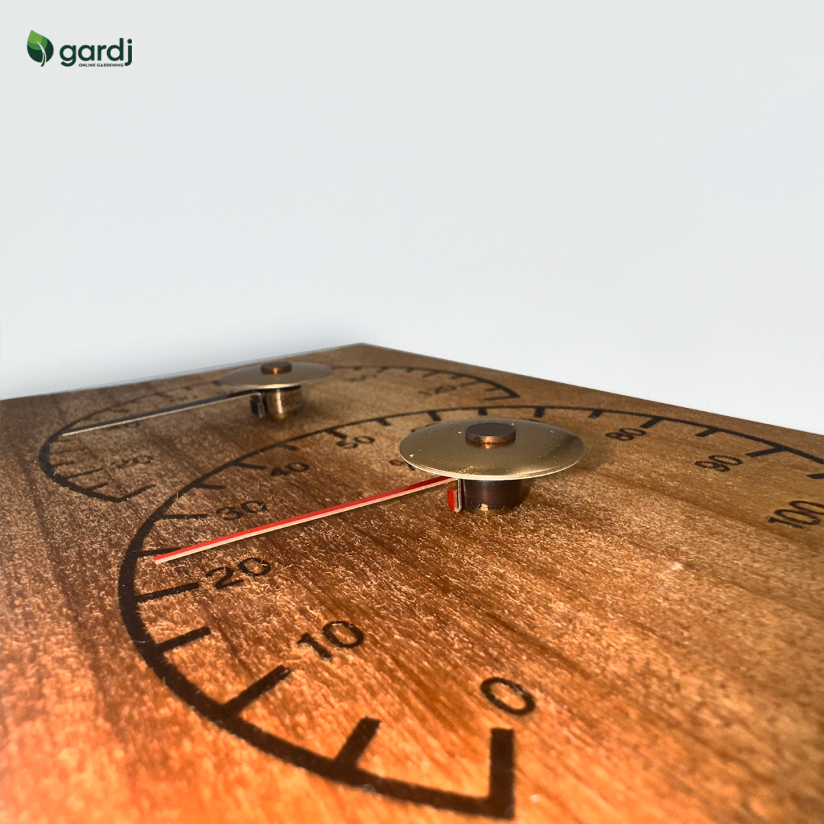 Termometro & igrometro da sauna 4Living – legno di ontano trattato termicamente - immagine 5