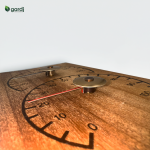 Termometro & igrometro da sauna 4Living – legno di ontano trattato termicamente - immagine 5