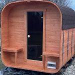 Sauna da giardino QUADRO 240 cm - immagine 2