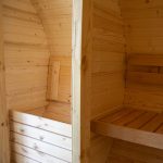 Sauna a botte da esterno 340 cm - immagine 7
