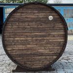 Sauna a botte da esterno 180 cm - immagine 4