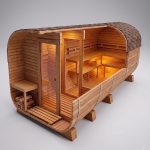 Sauna da Giardino QUADRO 340 cm