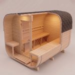 Sauna da giardino QUADRO 240 cm