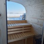 Parete posteriore panoramica in vetro per sauna Quadro - immagine 6