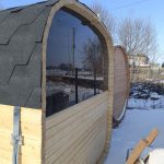 Parete posteriore panoramica in vetro per sauna Quadro - immagine 4