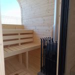 Parete posteriore panoramica in vetro per sauna Quadro - immagine 5